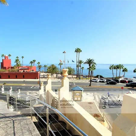 Apartamento 812 Benalbeach. 1ºlinea De Playa. Vistas A La Piscina Y La Montana. *
