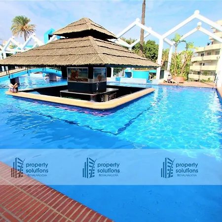 812 Benalbeach. 1ºlinea De Playa. Vistas A La Piscina Y La Montana.